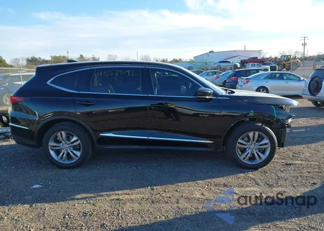 2022 Acura Mdx Standard z USA, uszkodzony, nr VIN 5J8YE1H33NL014524